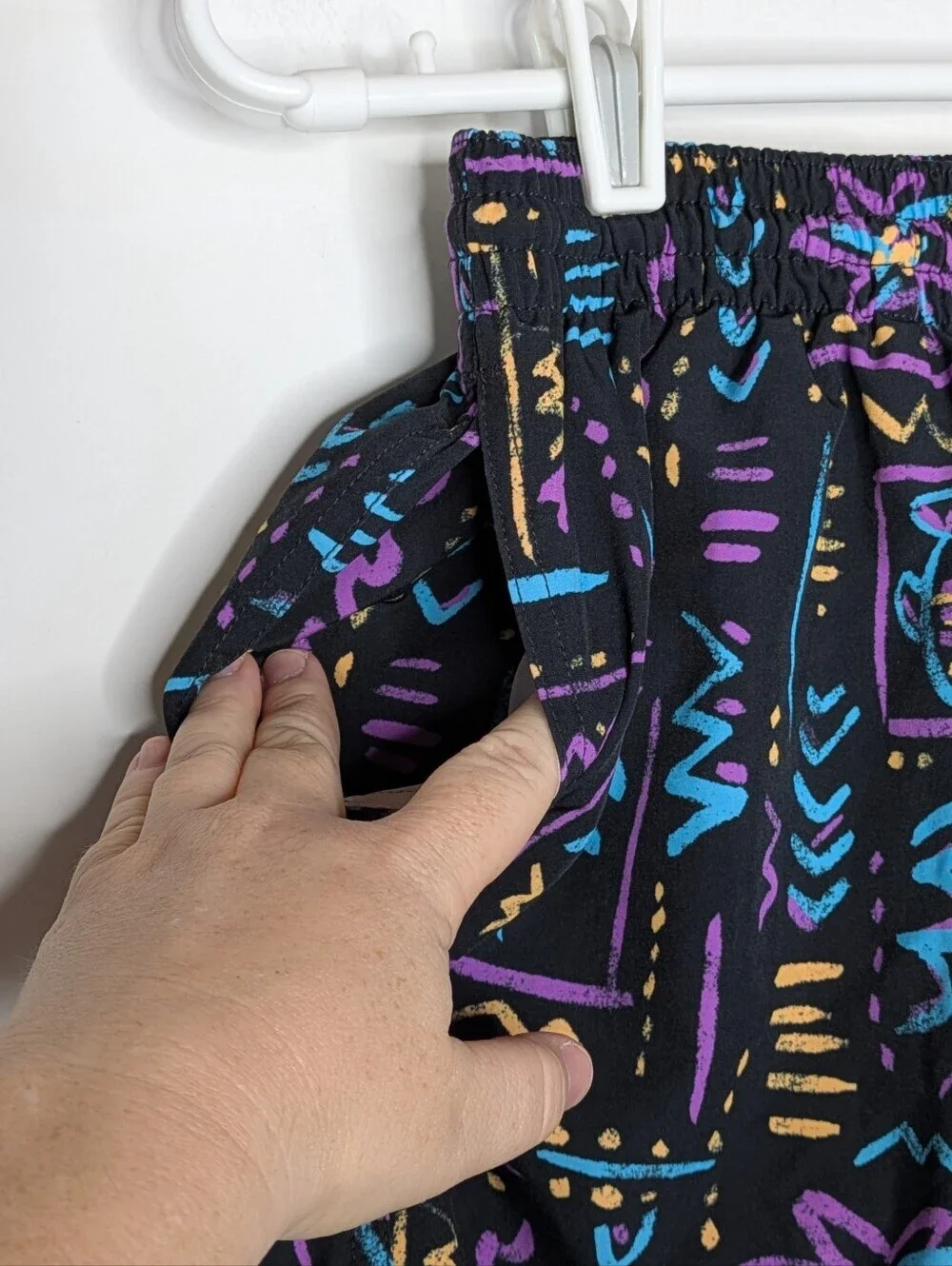 Chubbies The Nine Ts Black Blue Purple Retro Geometric 7